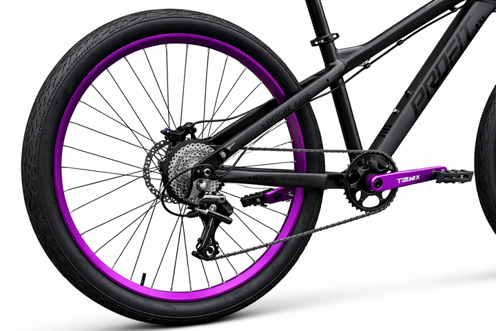 Bicicleta Stunt Freak negra 1x8